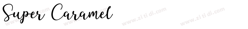 Super Caramel字体转换